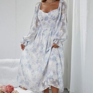 Beautiful Flowy Flower Dress